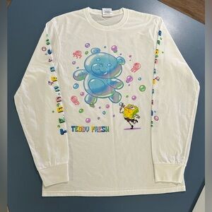 Brand New Teddy Fresh long sleeve shirt, Limited Edition SpongeBob theme